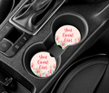 You Grow Girl Ceramic Car Coasters