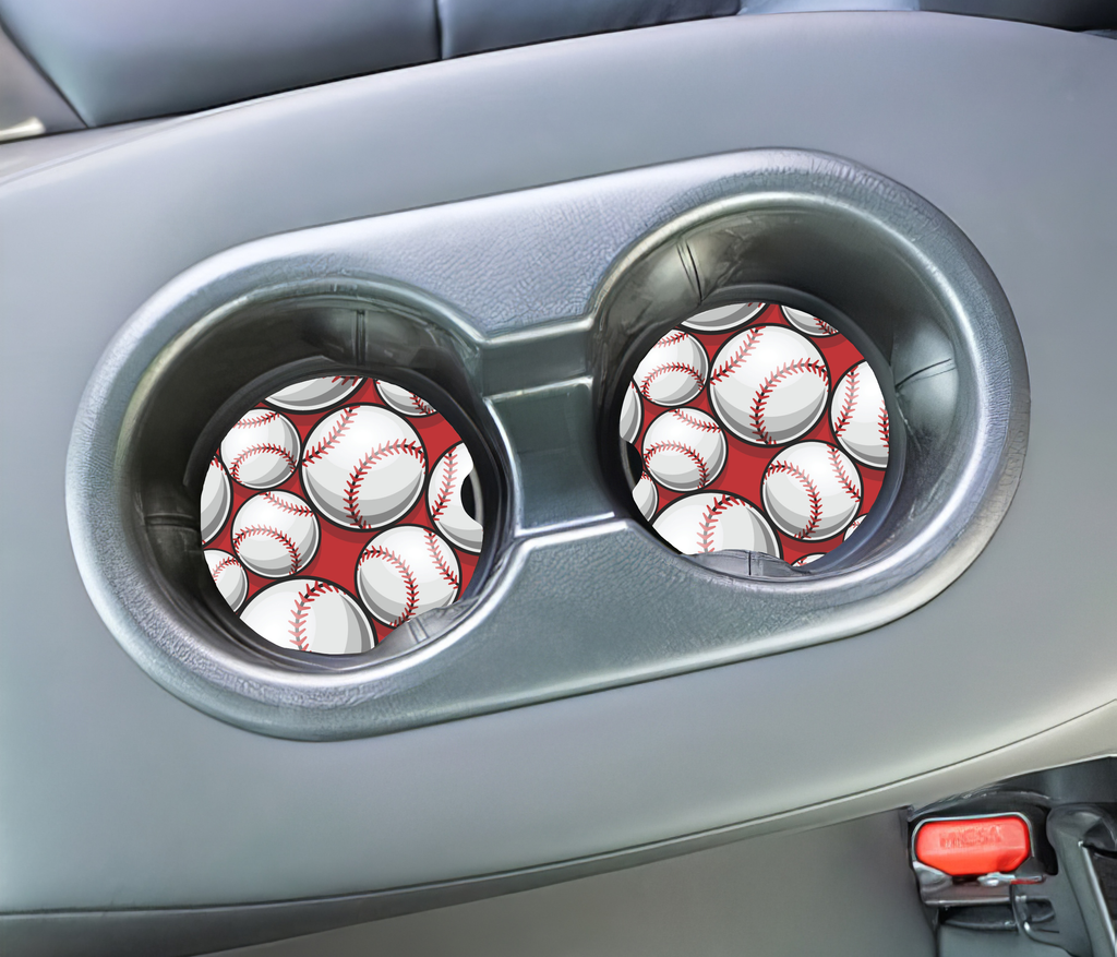 Baseball Ceramic Car Coasters
