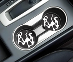 Cow Print Ceramic Car Coasters