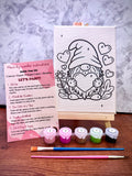 Lovely Gnome Paint-By-Number Kit