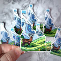 Idaho Stained Glass Holographic Sticker