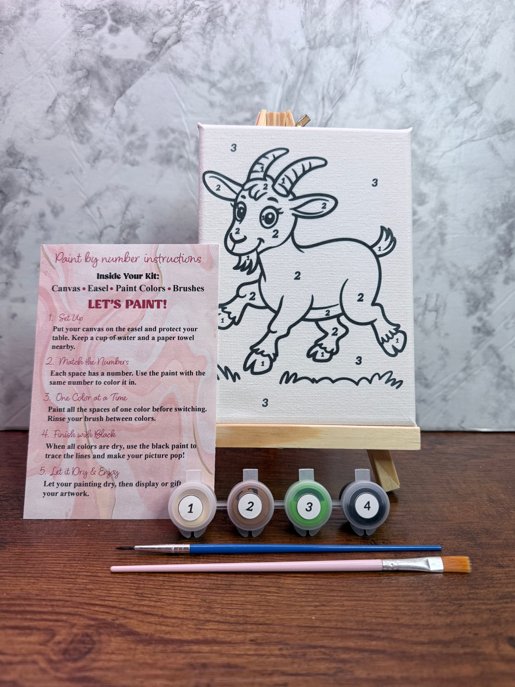 Billy Goat Paint-By-Number Kit