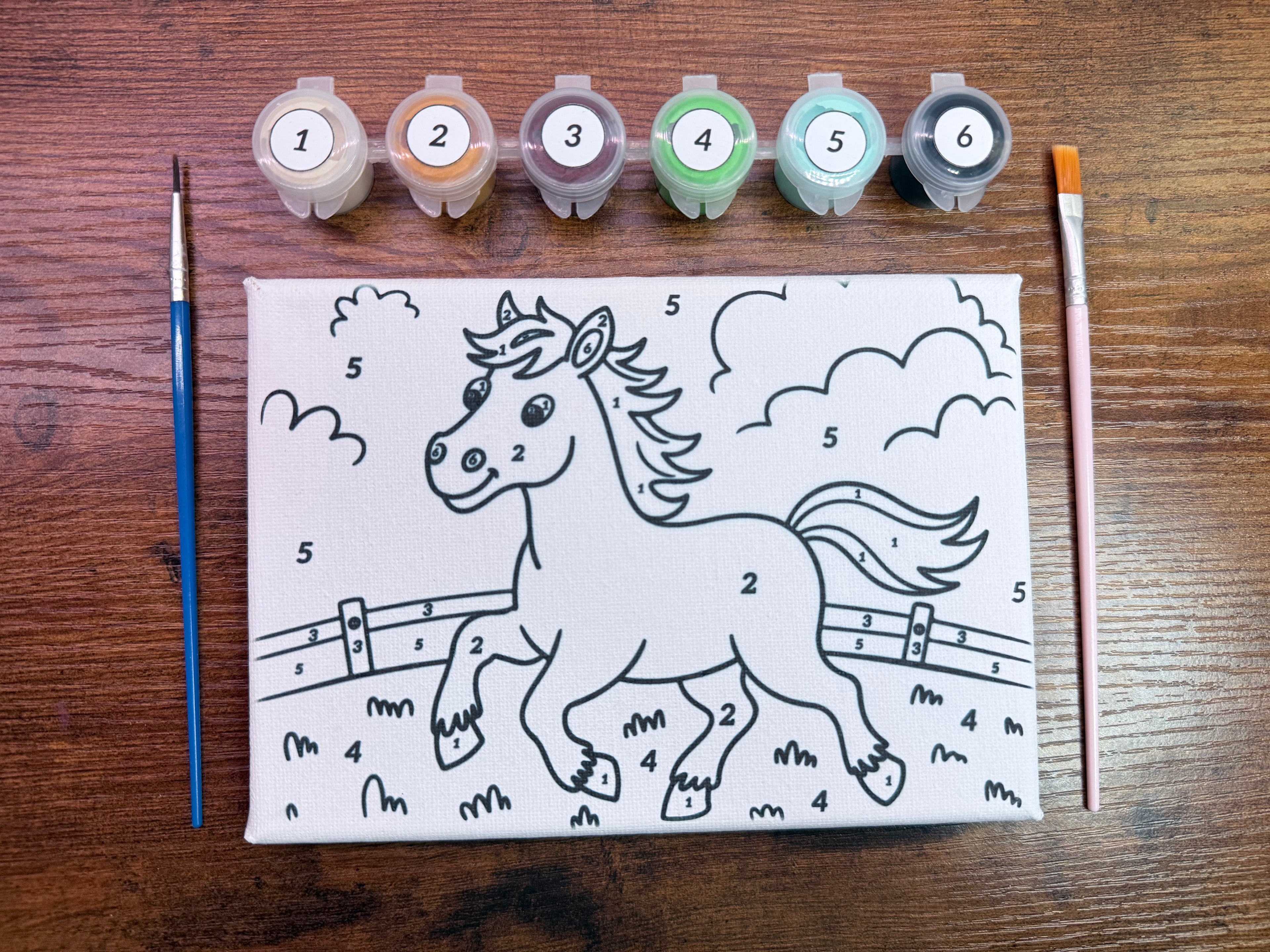 Horse Paint-By-Number Kit