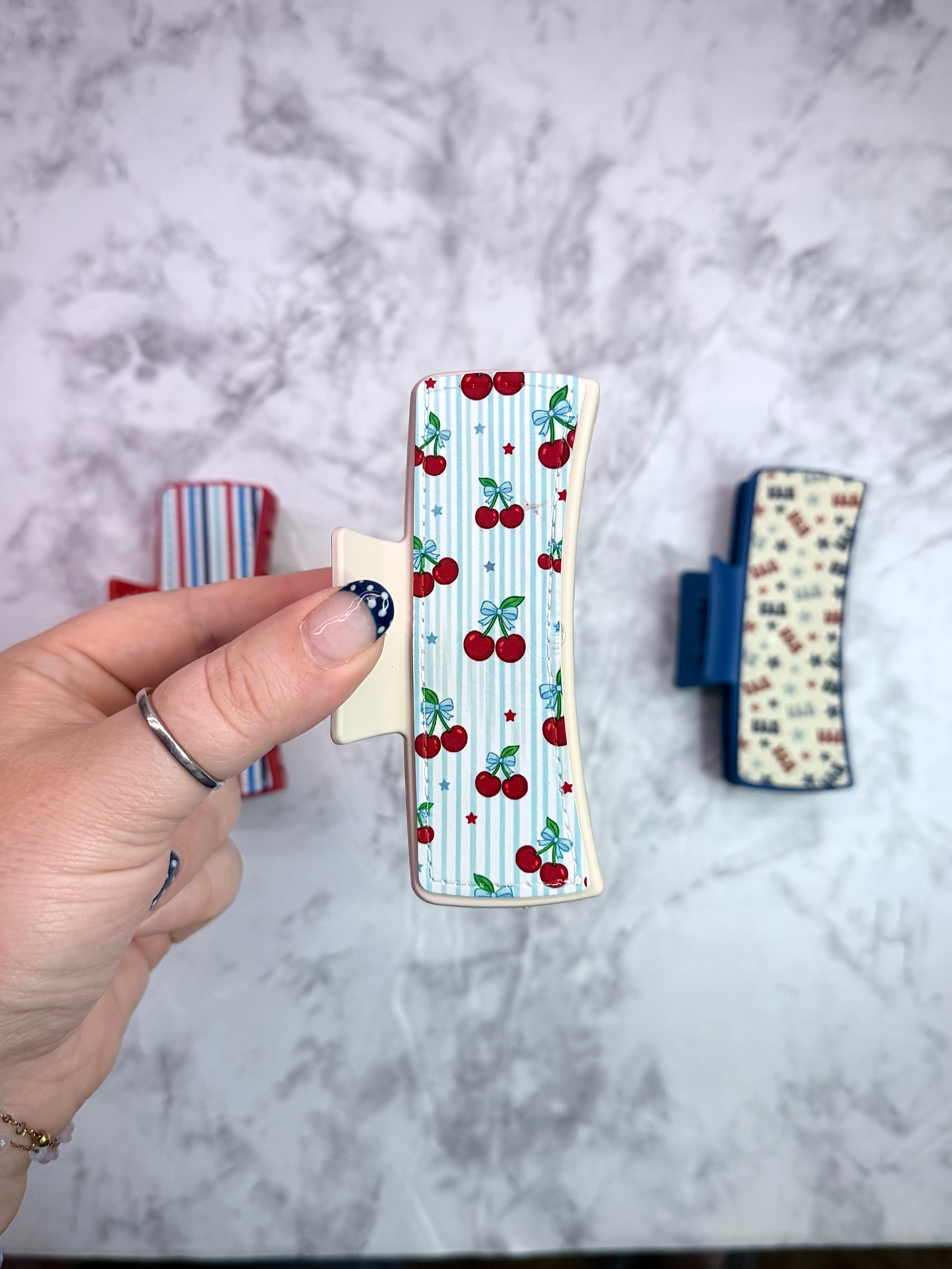 Sweet Cherry Large Claw Clip