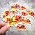 Long Live Cowgirls Holographic Sticker