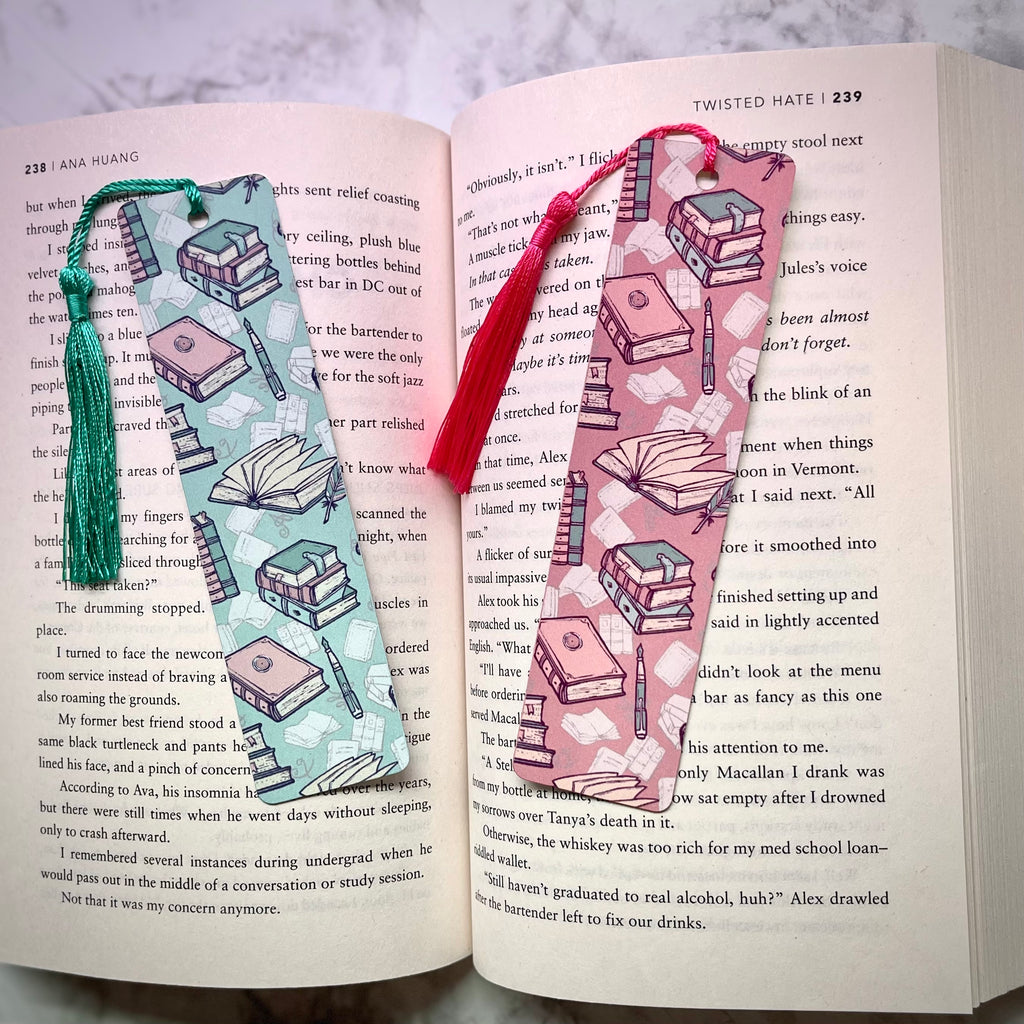 Metal Bookmarks With Tassel