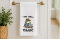 I Bury Things Dish Towel