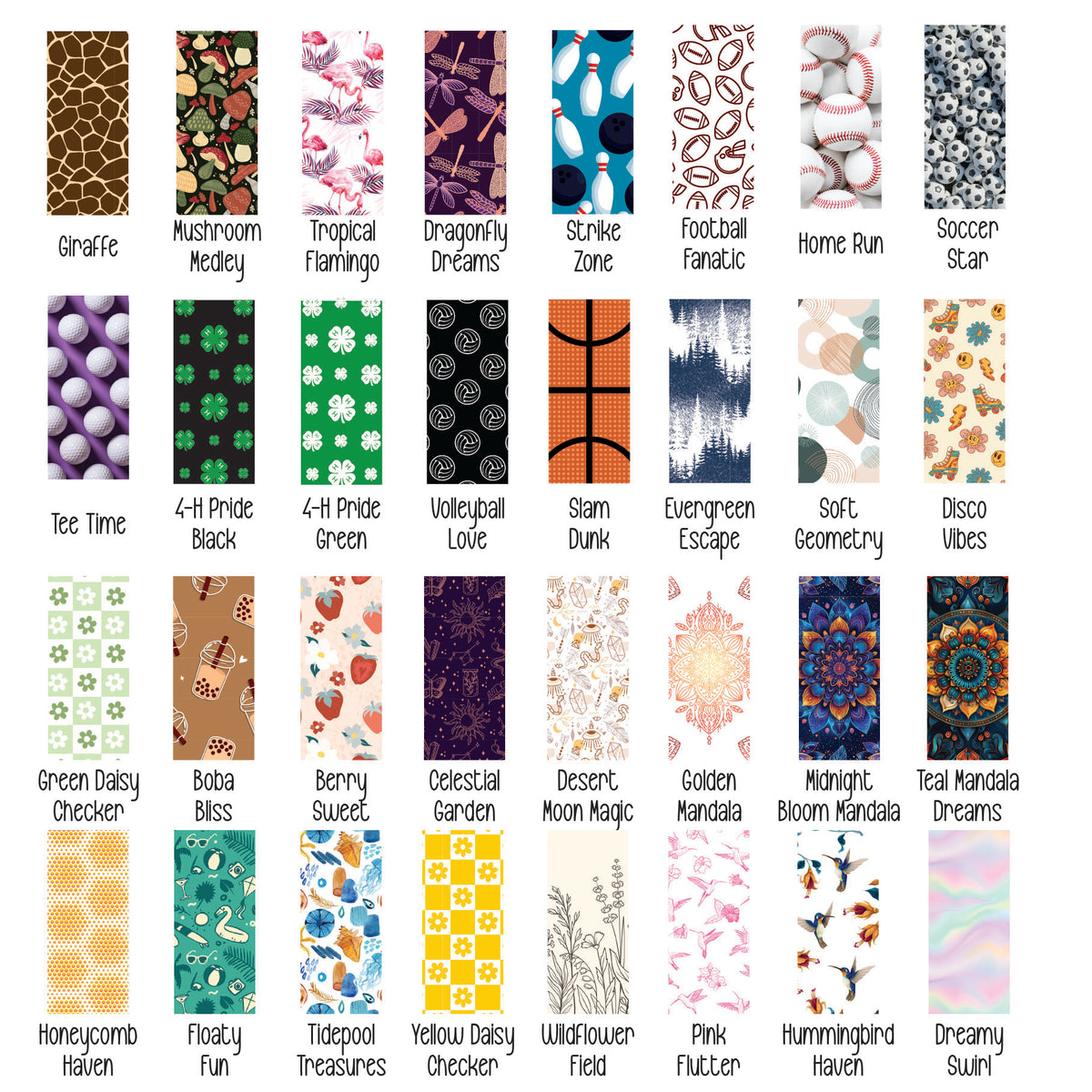 Chapstick Holder Keychain – Bookish, Western, Floral & More