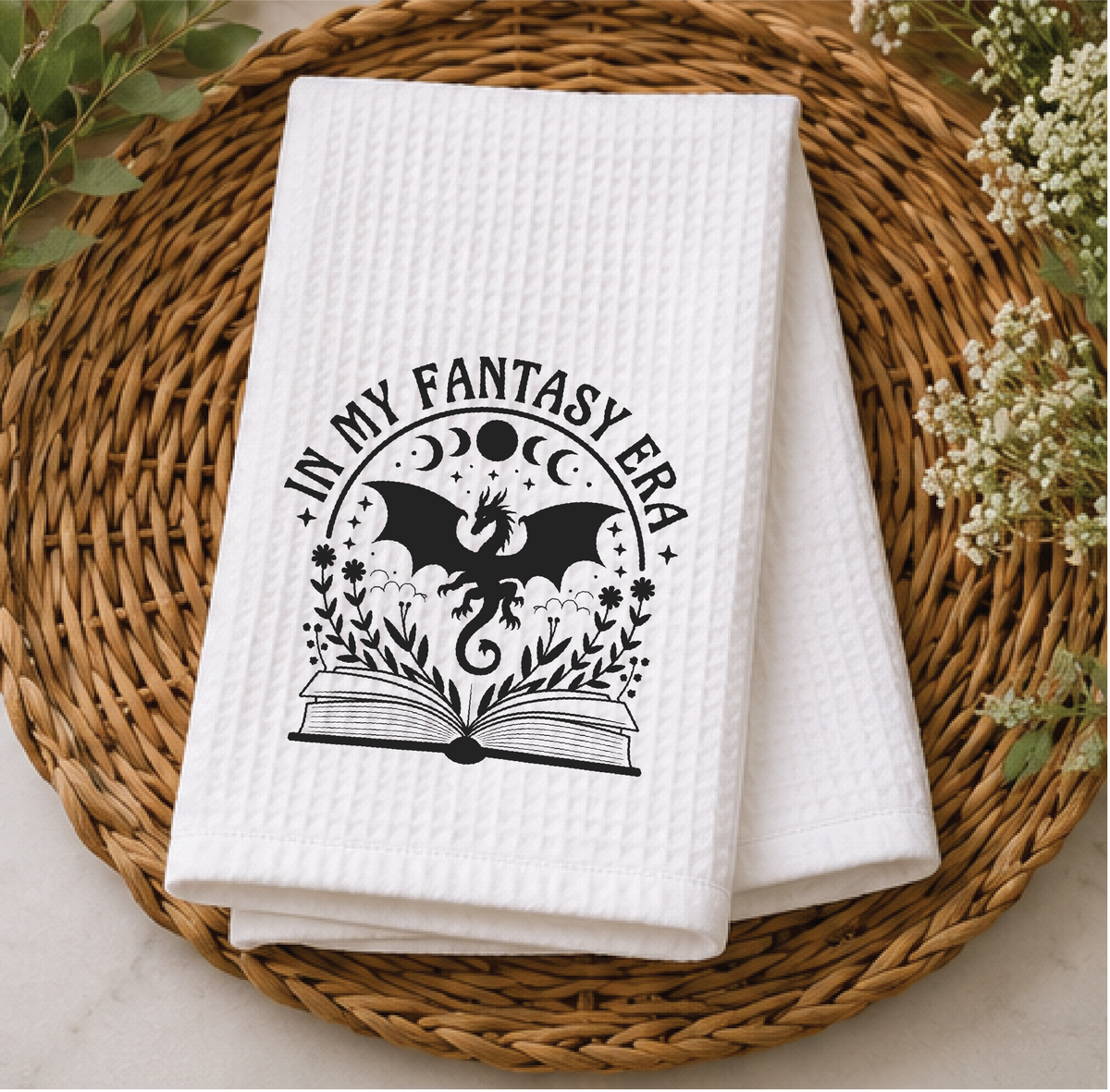 In My Fantasy Era Dish Towel