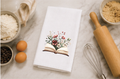 Floral Book Dish Towel