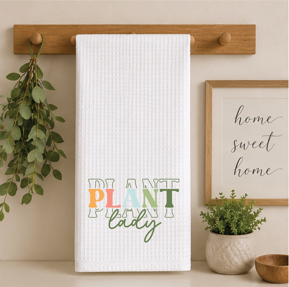 Plant Lady Dish Towel