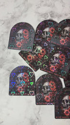 Find Someone Who Grows Flowers Holographic Sticker