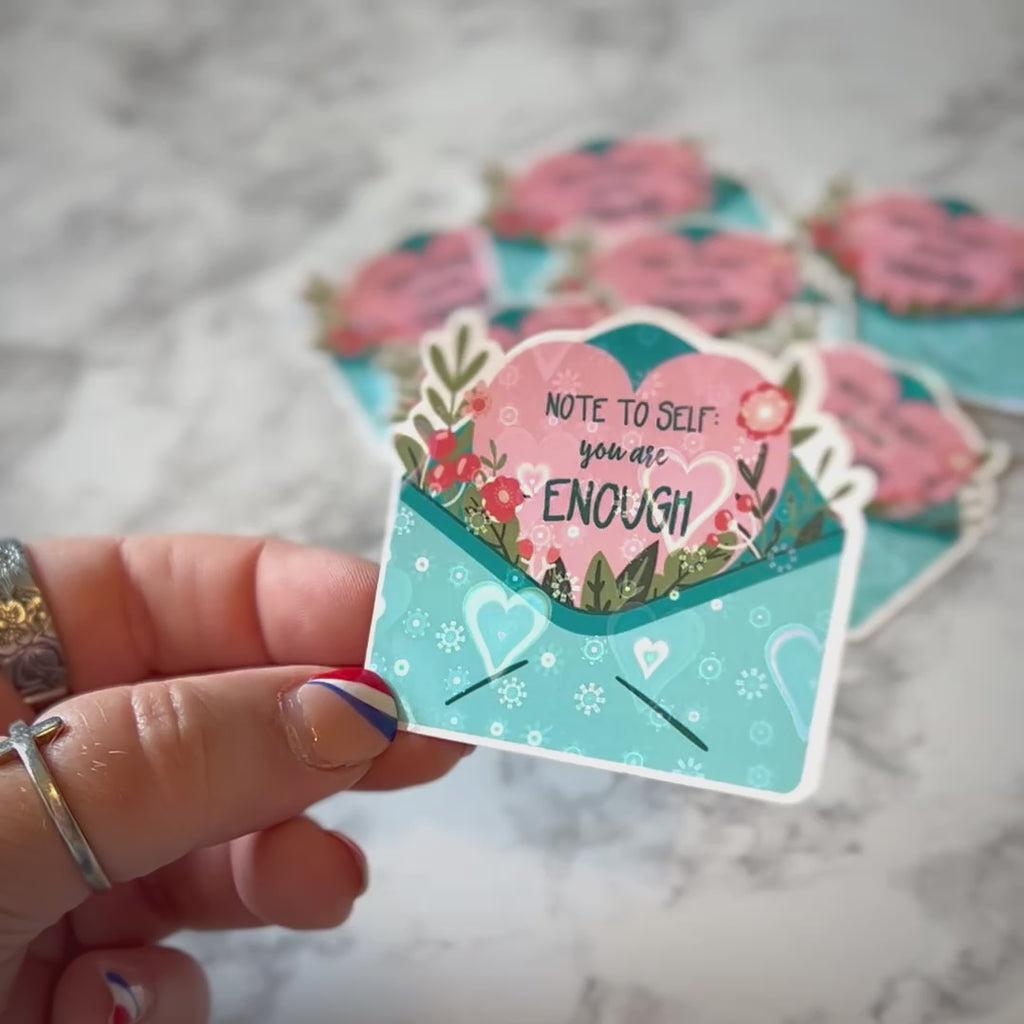 Note To Self Holographic Sticker