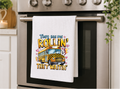They See Me Rollin' They Waitin' Dish Towel