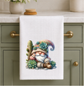 Cactus Gnome Dish Towel